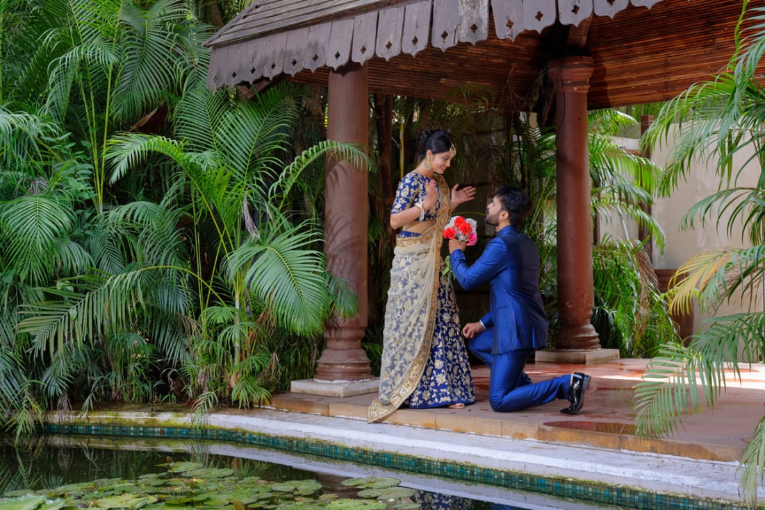 Tropical wedding venue